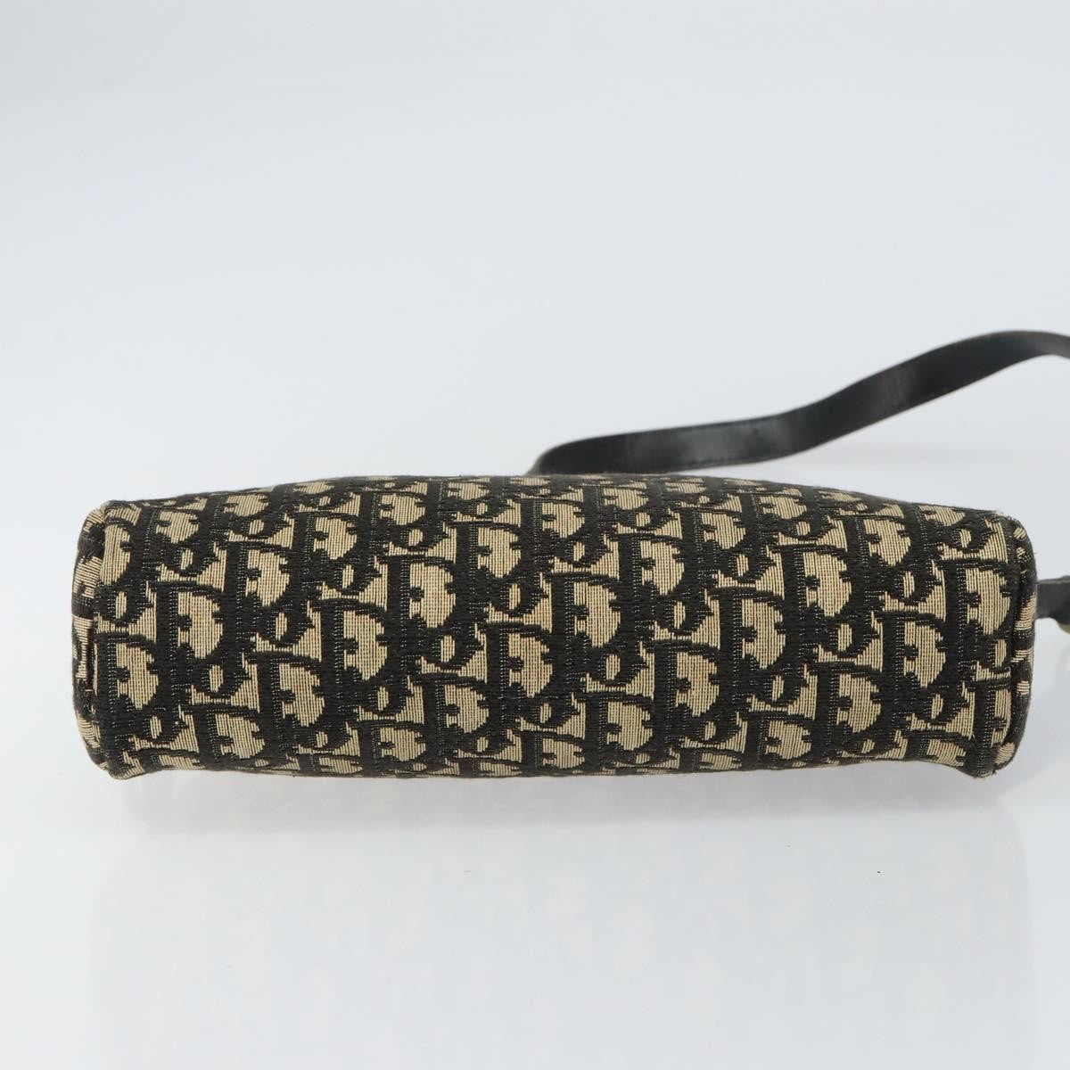 Christian Dior Vintage CD trotter Shoulder bag Canvas, BLACK, CANVAS, Shoulder bag