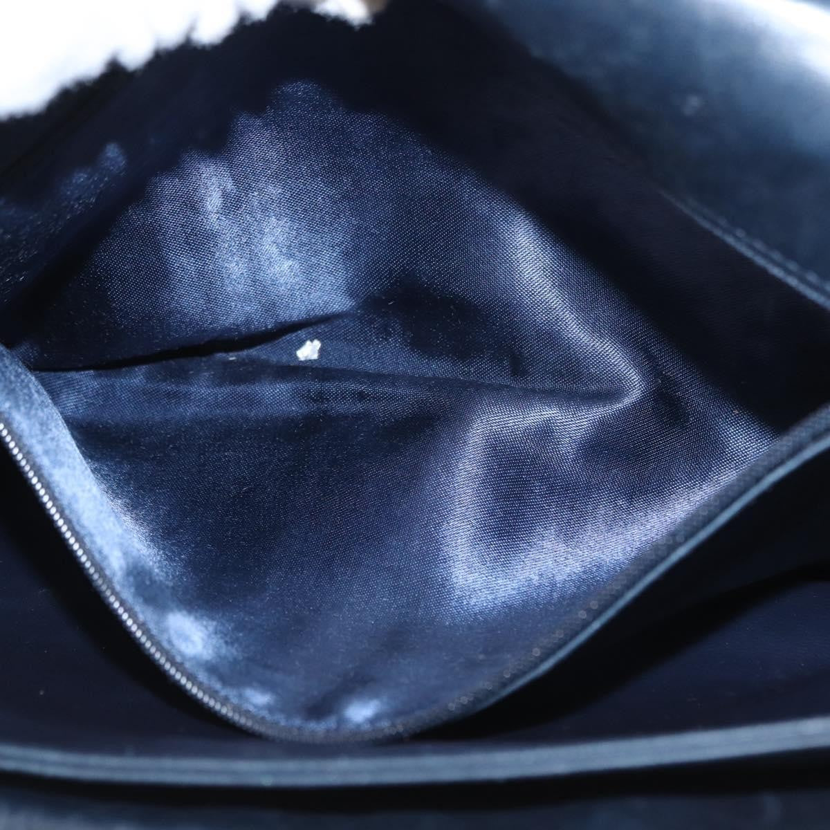 Bally Vintage Shoulder Bag Leather, NAVY, LEATHER, Shoulder bag