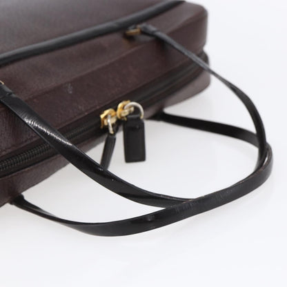 Christian Dior Vintage CD Handbag Leather, BROWN, LEATHER, Handbag