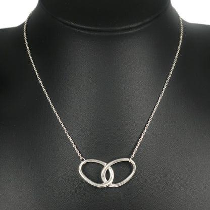 Tiffany & Co. Elsa Peretti Double Loop Pendant Necklace Silver 925, SILVER, SILVER, Necklace