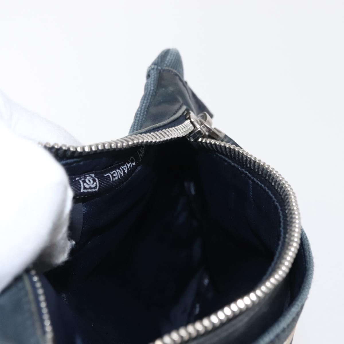 Chanel Sport Line Waist Bag Canvas, NAVY, CANVAS, Clutche & pouche