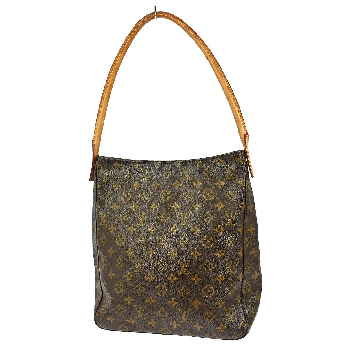 Louis Vuitton Looping Handbag Monogram Canvas, BROWN, CANVAS, Shoulder bag