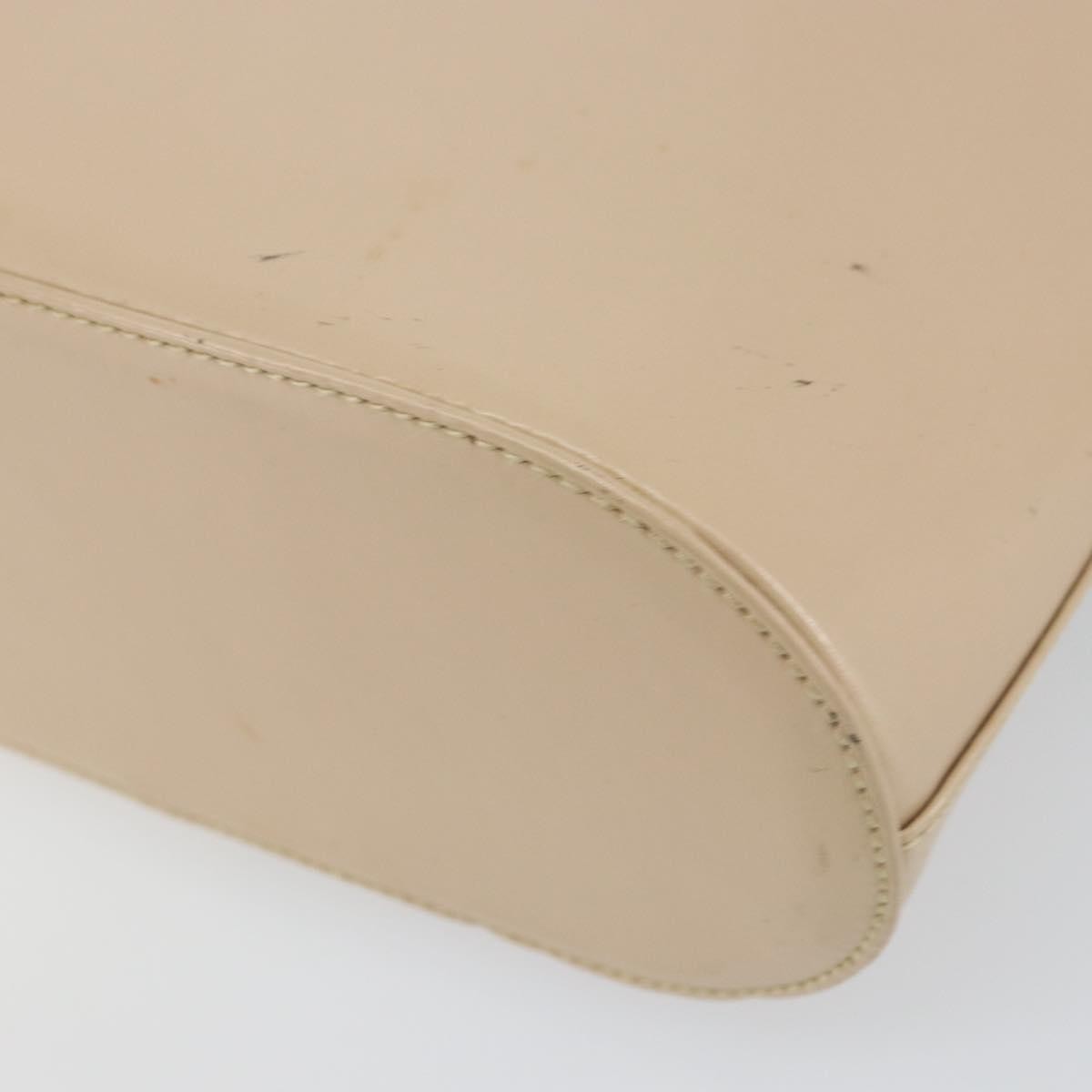 Salvatore Ferragamo Gancini Shoulder Bag Leather, BEIGE, LEATHER, Shoulder bag