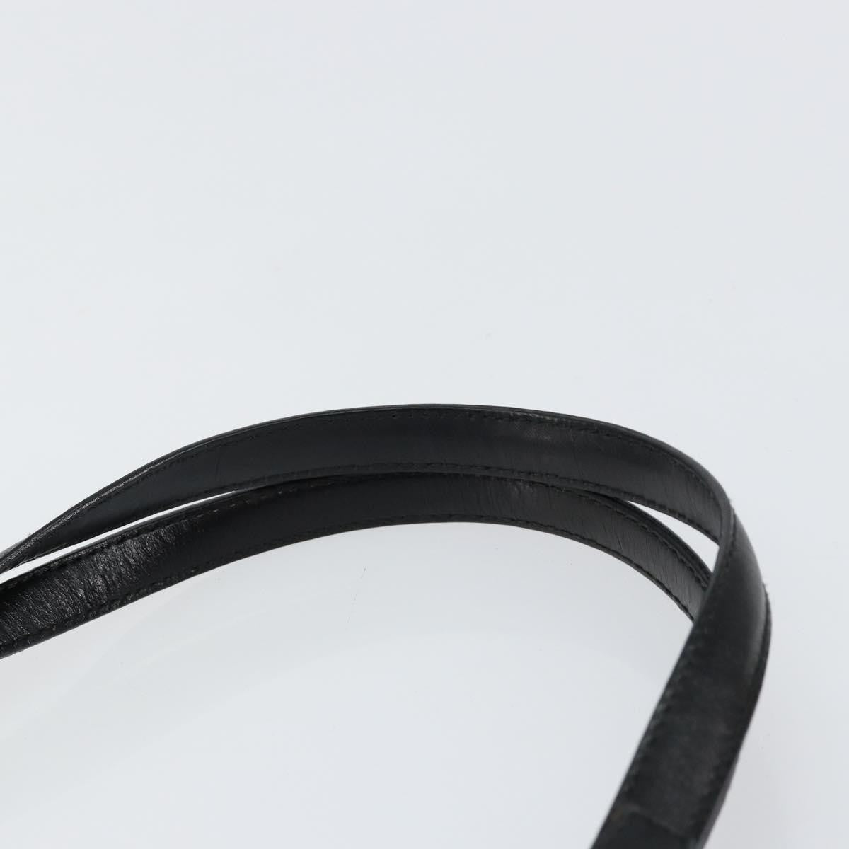 Prada Vintage Handbag Leather, BLACK, LEATHER, Handbag