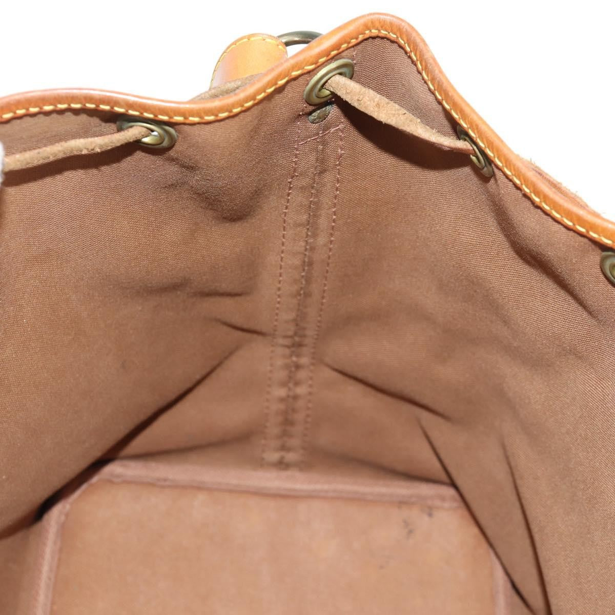 Louis Vuitton Petit Noe Handbag Monogram Canvas, BROWN, CANVAS, Handbag