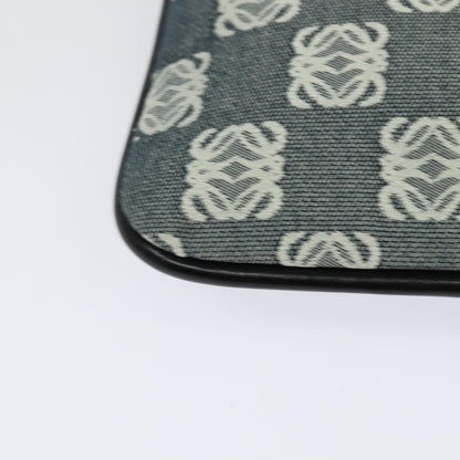 Loewe Anagram Shoulder Bag Canvas, GRAY, CANVAS, Shoulder bag