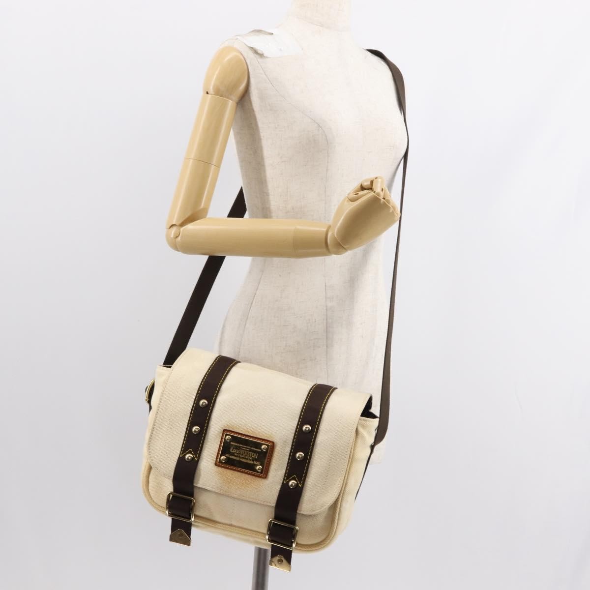 Louis Vuitton Antigua Sac Rabat Bag Canvas, BROWN, CANVAS, Shoulder bag