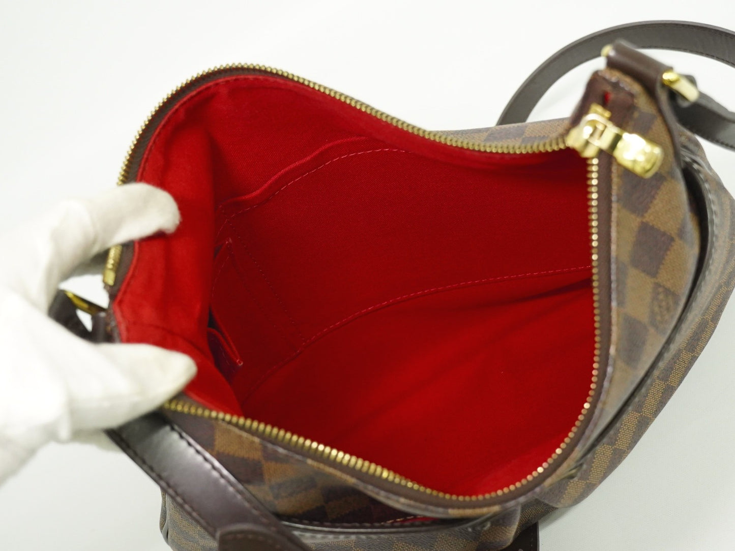 Louis Vuitton Bloomsbury Handbag Damier, BROWN, CANVAS, Handbag