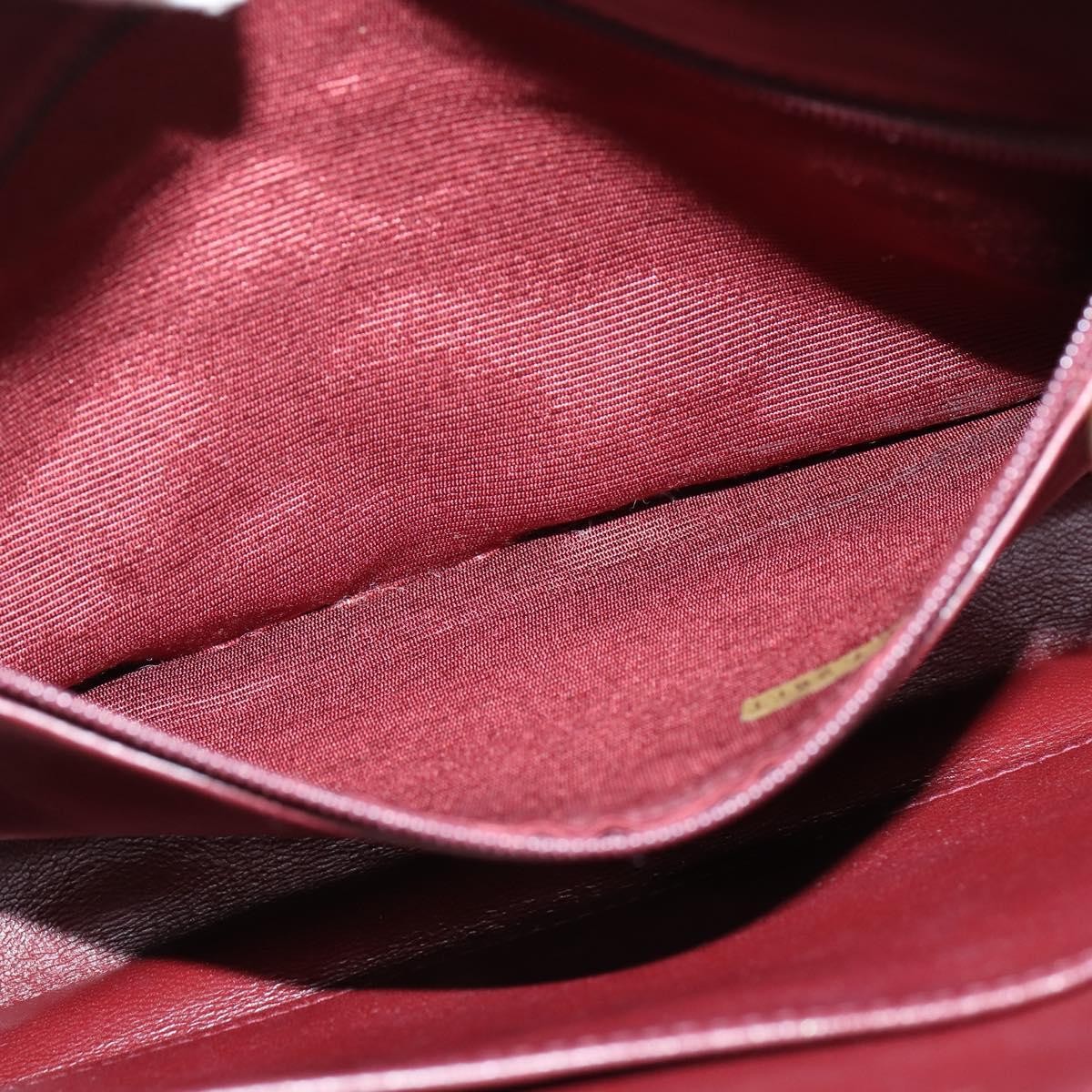 Chanel Vintage Front Pocket Shoulder Bag Quilted Lambskin, BLACK, LEATHER, Shoulder bag