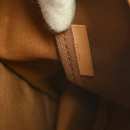 Louis Vuitton Saumur Handbag Monogram Canvas, BROWN, CANVAS, Shoulder bag