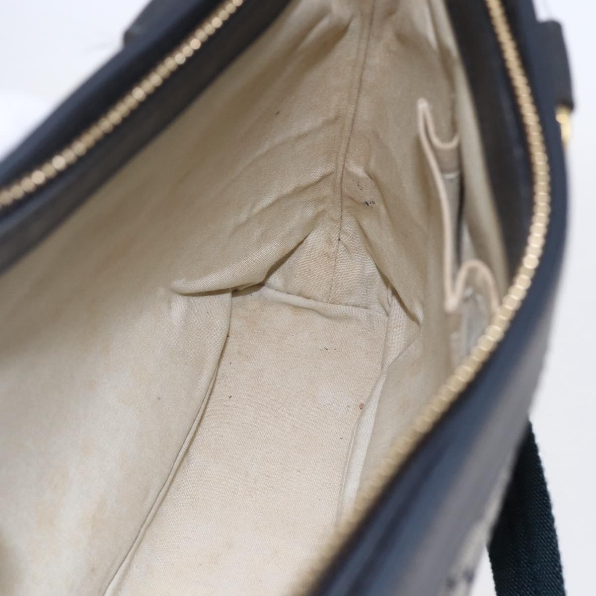 Louis Vuitton Lucille Handbag Mini Lin, BLUE, CANVAS, Handbag