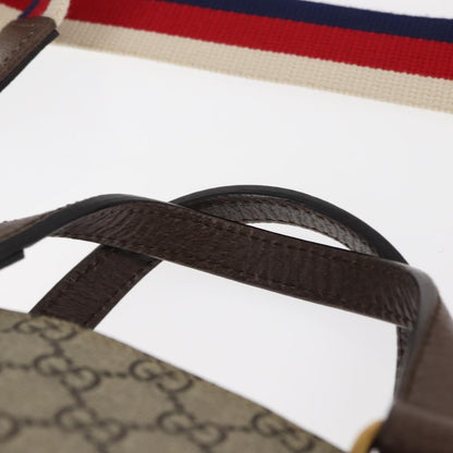 Gucci Convertible Soft Tote Mystic Cat Print GG Coated Canvas, BEIGE, CANVAS, Tote bag