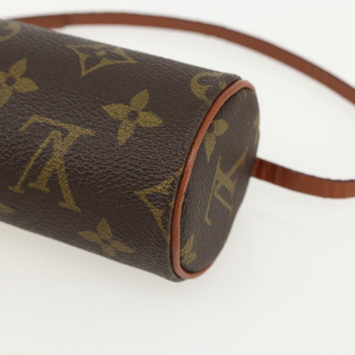 Louis Vuitton Papillon Pochette Monogram Canvas, BROWN, CANVAS, Clutche & pouche