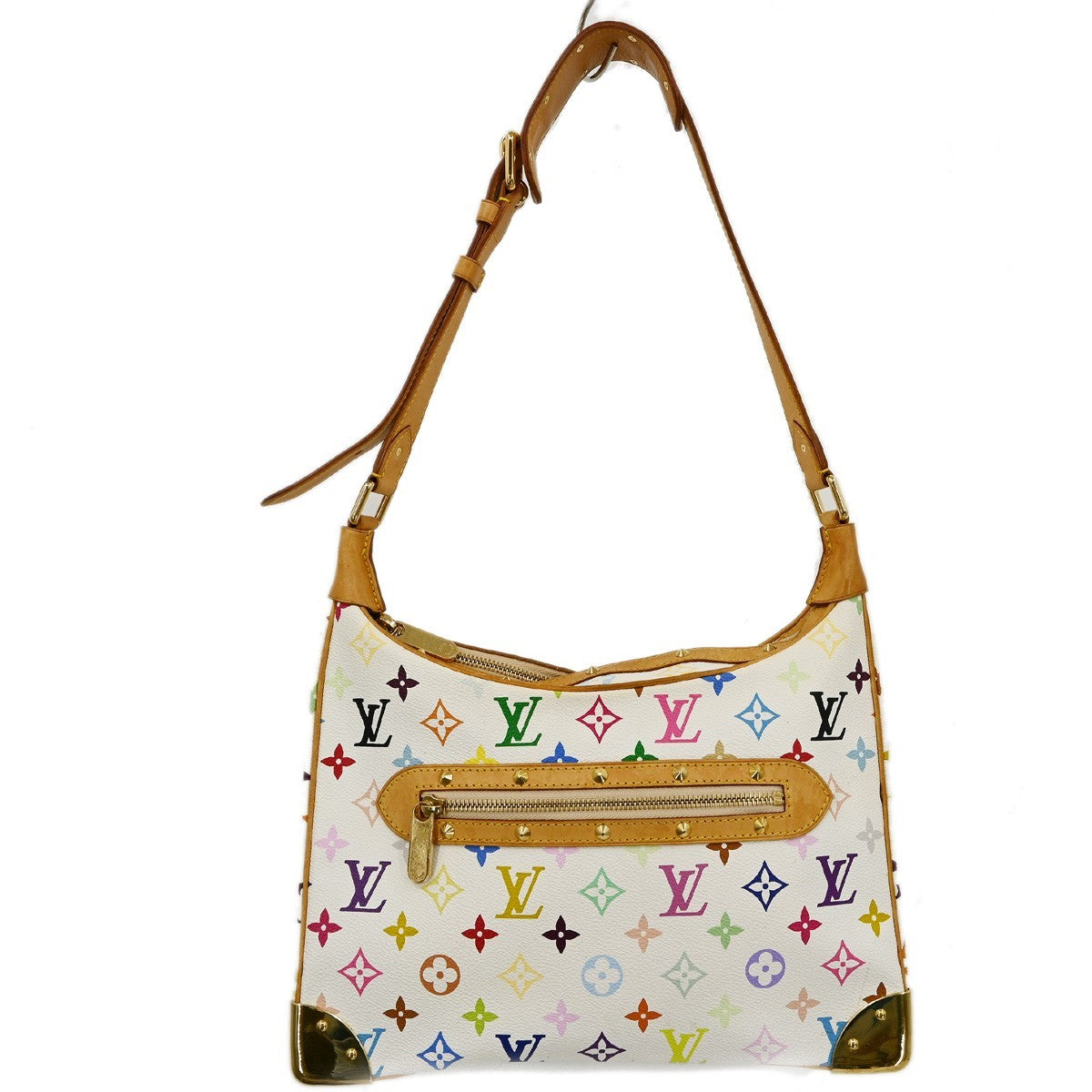 Louis Vuitton Boulogne Handbag Monogram Multicolor, MULTICOLOUR, CANVAS, Shoulder bag