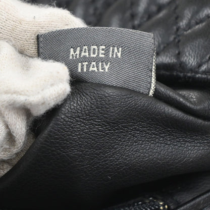 Bally Vintage Handbag Quilted Leather, BLACK, LEATHER, Handbag