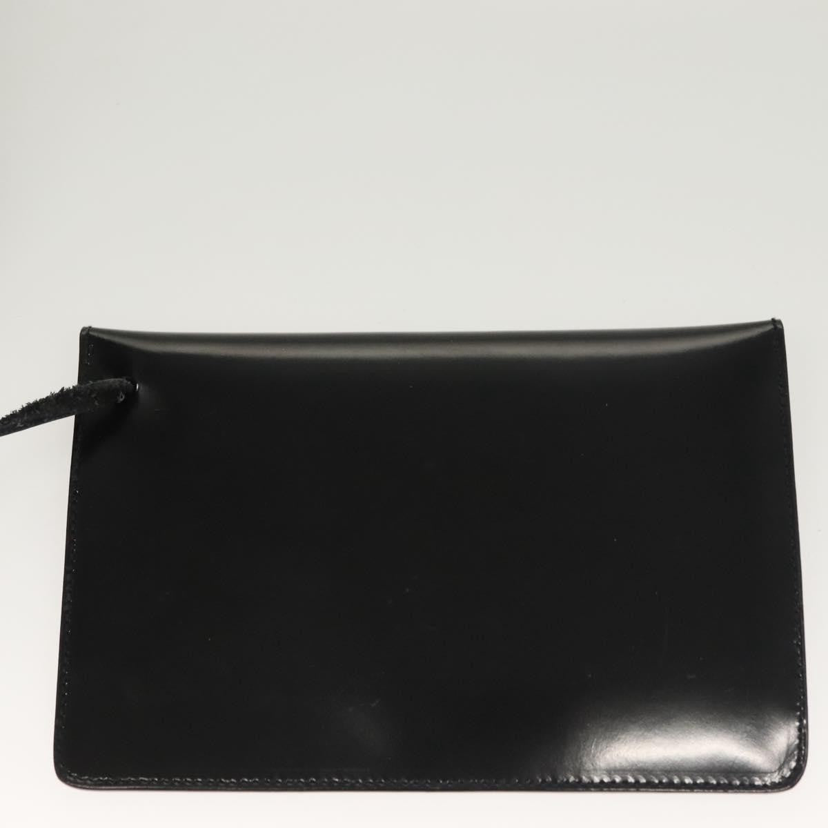 Salvatore Ferragamo Vintage Gancini Backpack Patent Leather, BLACK, PATENT_LEATHER, Backpack