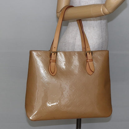 Louis Vuitton Brentwood Handbag Monogram Vernis, BROWN, PATENT_LEATHER, Handbag