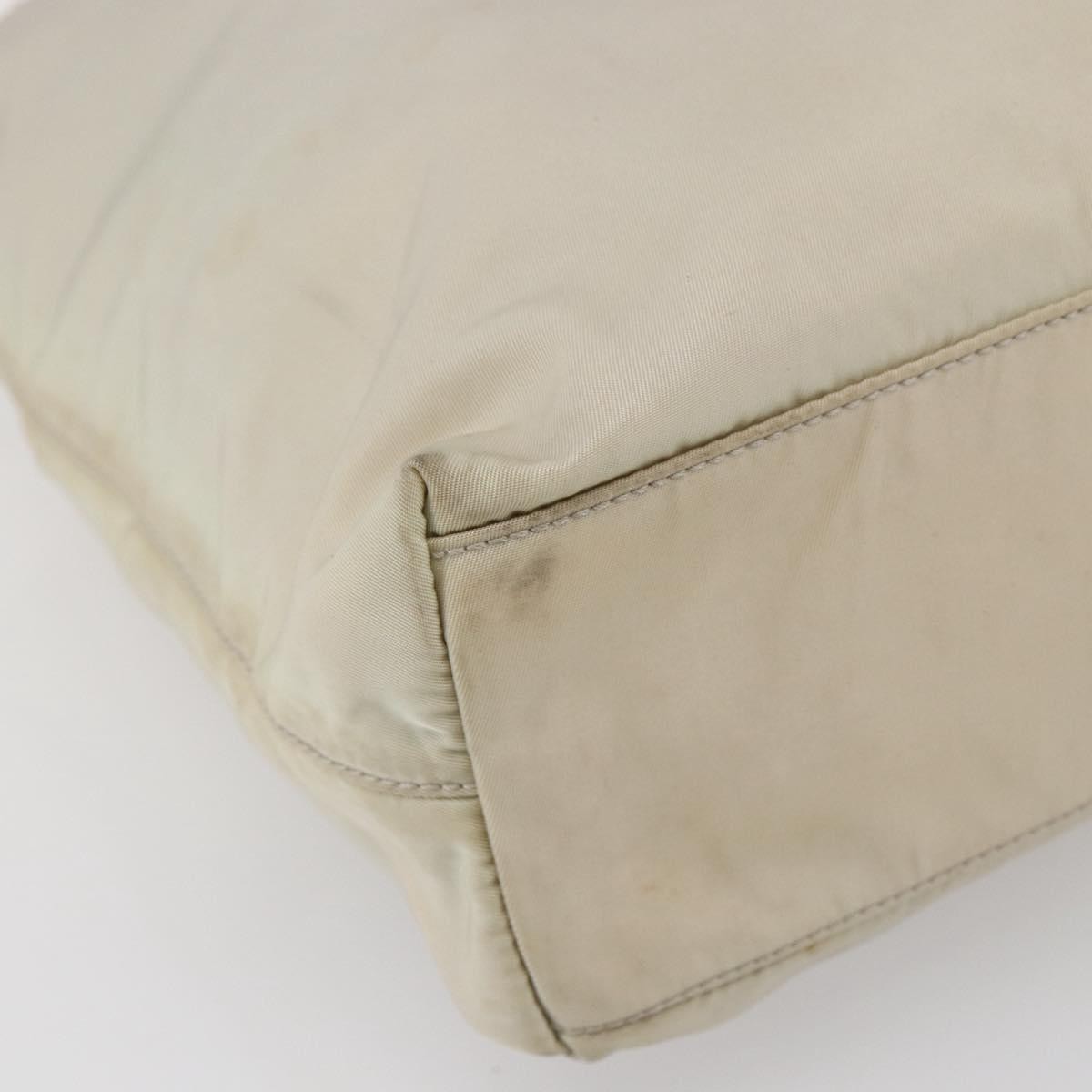 Prada Vintage Tote Tessuto, SILVER, NYLON, Tote bag