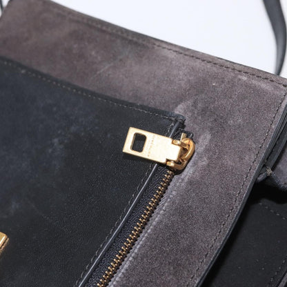 Givenchy GV3 Flap Bag Leather, BLACK, LEATHER, Shoulder bag