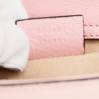 Gucci Diana NM Bamboo Handle Tote Leather, PINK, LEATHER, Tote bag