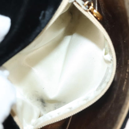 Chanel Vintage CC Flap Waist Bag Quilted Leather, BLACK, VELVET, Handbag