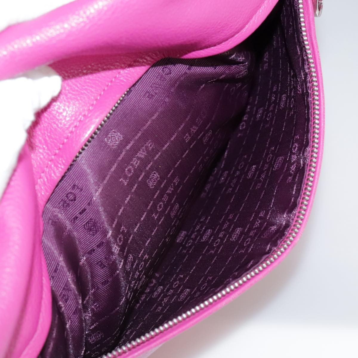 Loewe Heritage Messenger Leather, PINK, LEATHER, Shoulder bag