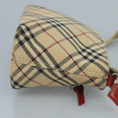 Burberry Shoulder Bag Nova Check Canvas, BEIGE, CANVAS, Shoulder bag