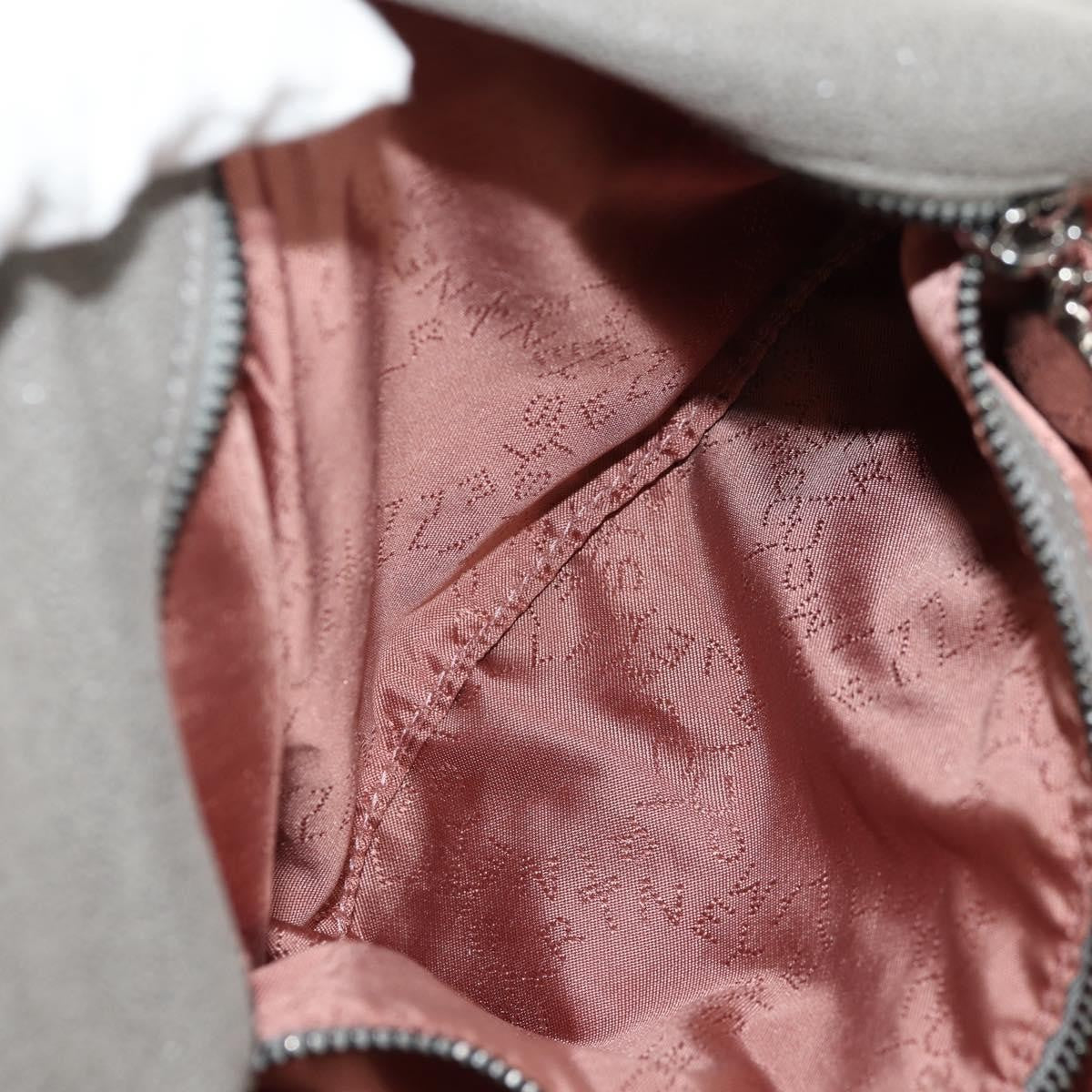 Stella McCartney Falabella Fold Over Bag Faux Leather, GRAY, POLYESTER, Shoulder bag