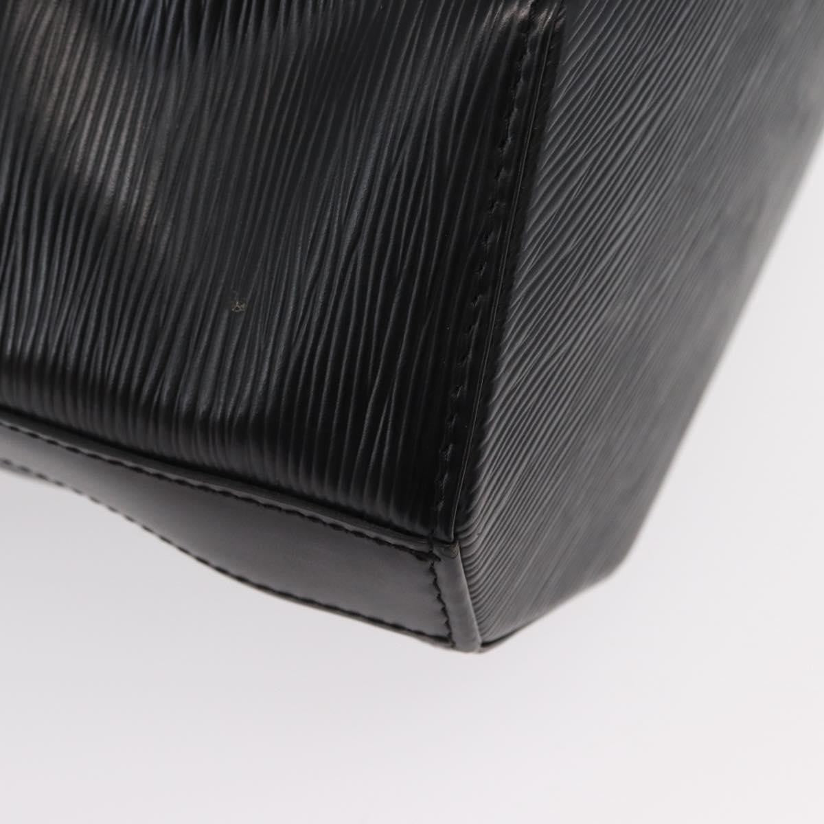 Louis Vuitton Vintage Sac d'Epaule Handbag Epi Leather, BLACK, LEATHER, Shoulder bag