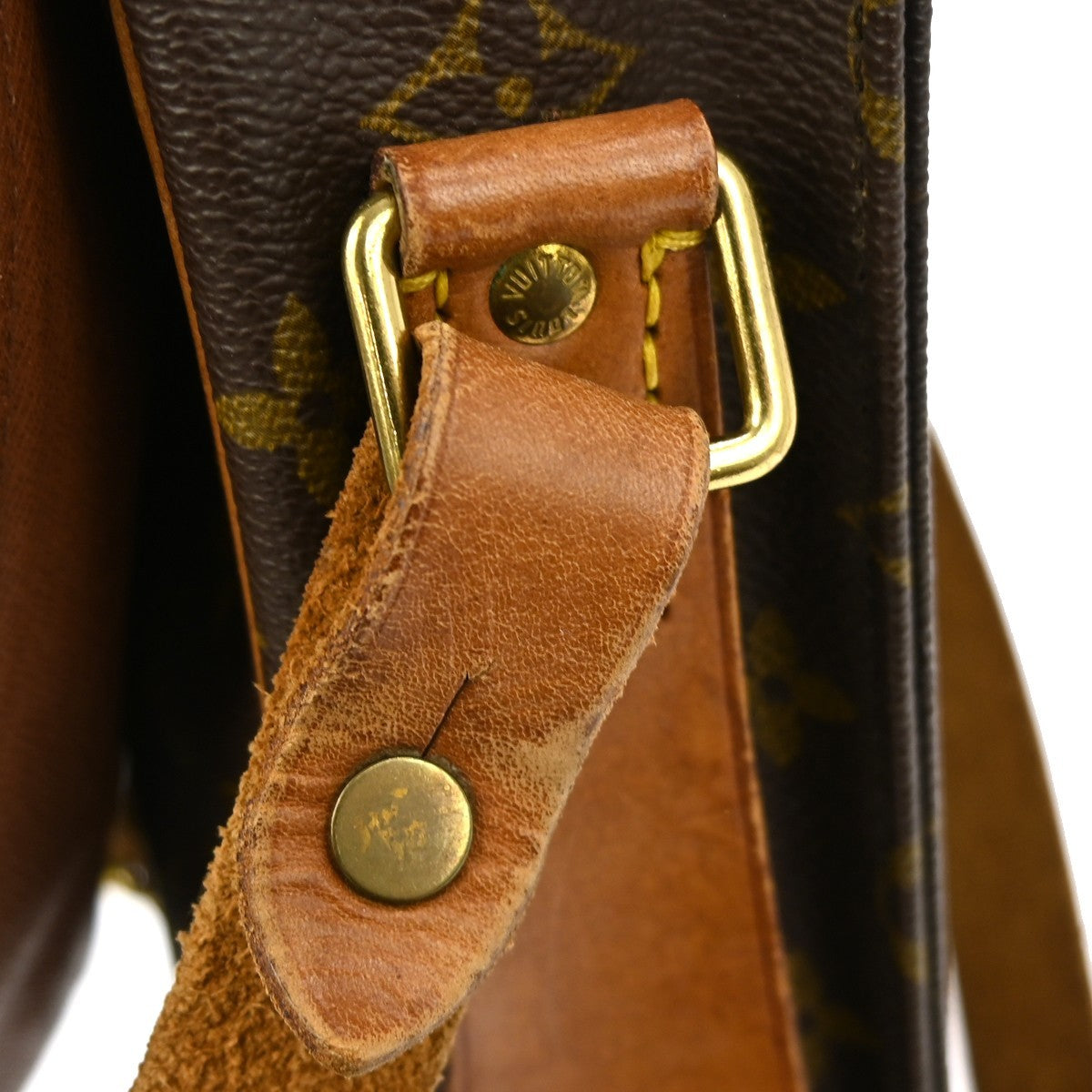 Louis Vuitton Cartouchiere Handbag Monogram Canvas, BROWN, CANVAS, Shoulder bag