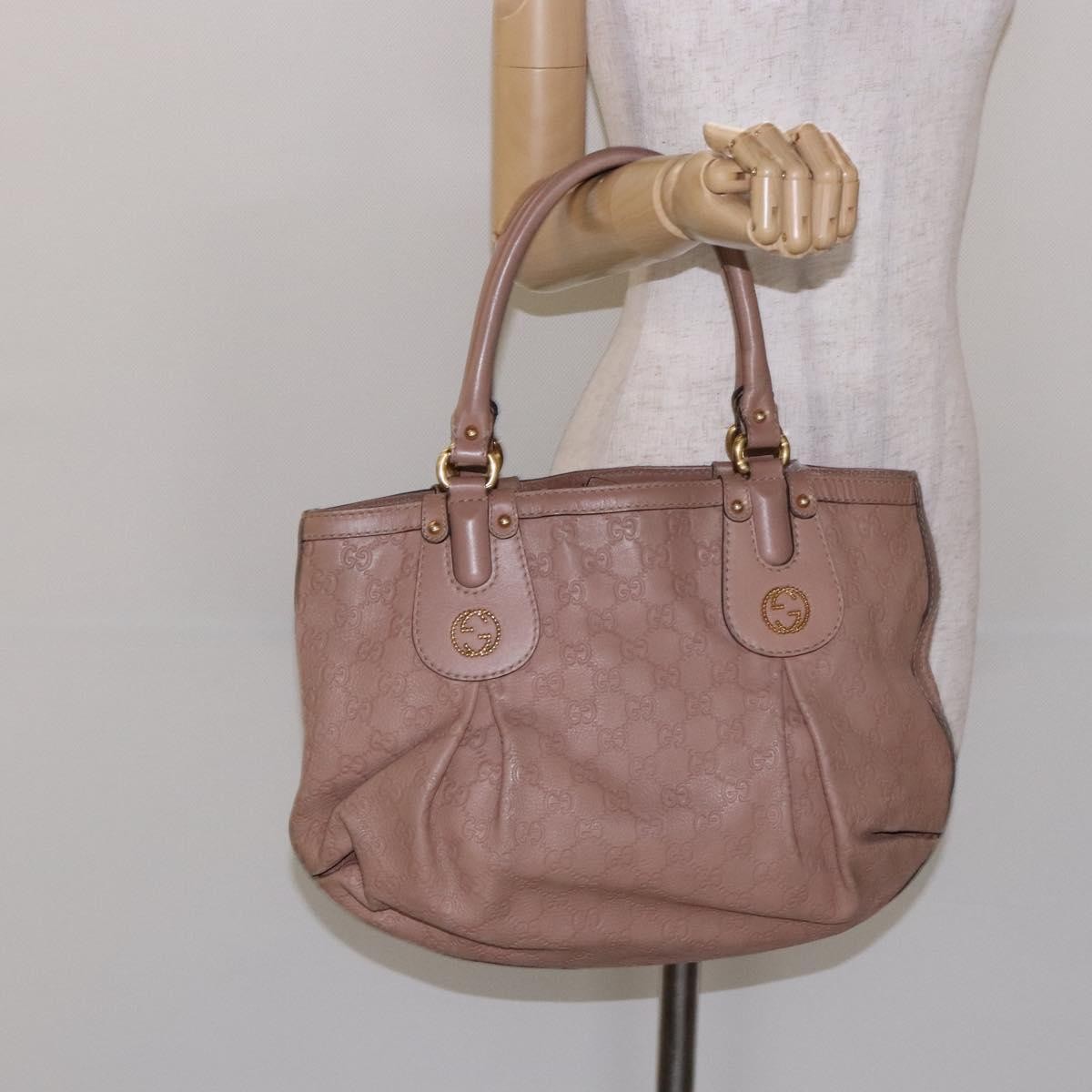 Gucci Scarlett Tote Guccissima Leather, PINK, LEATHER, Tote bag