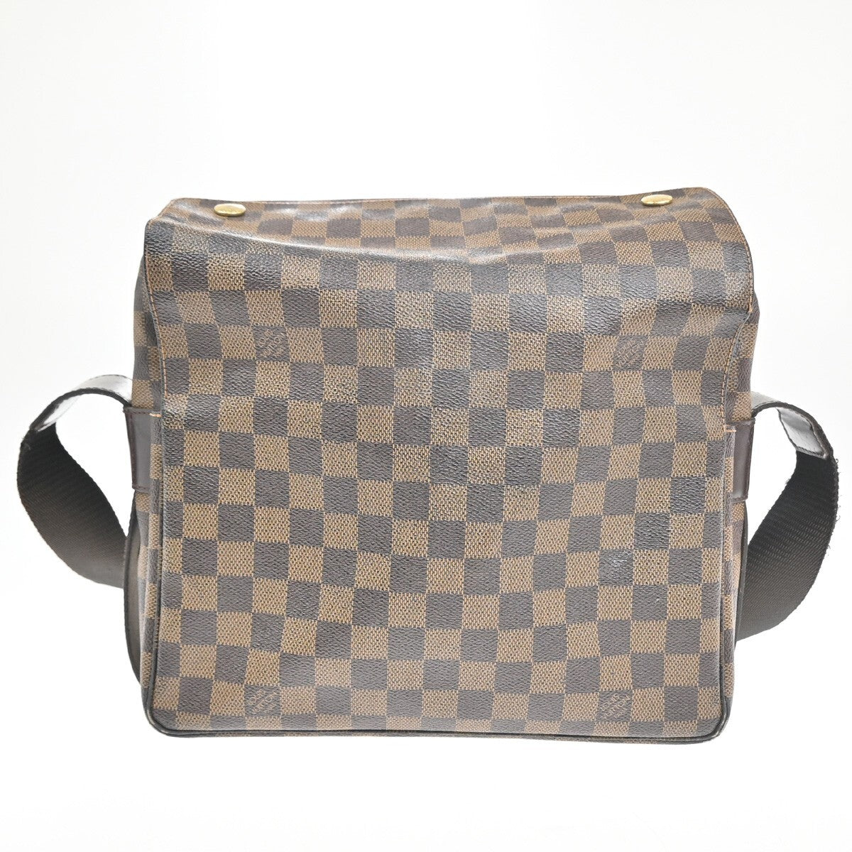 Louis Vuitton Naviglio Handbag Damier, BROWN, CANVAS, Shoulder bag