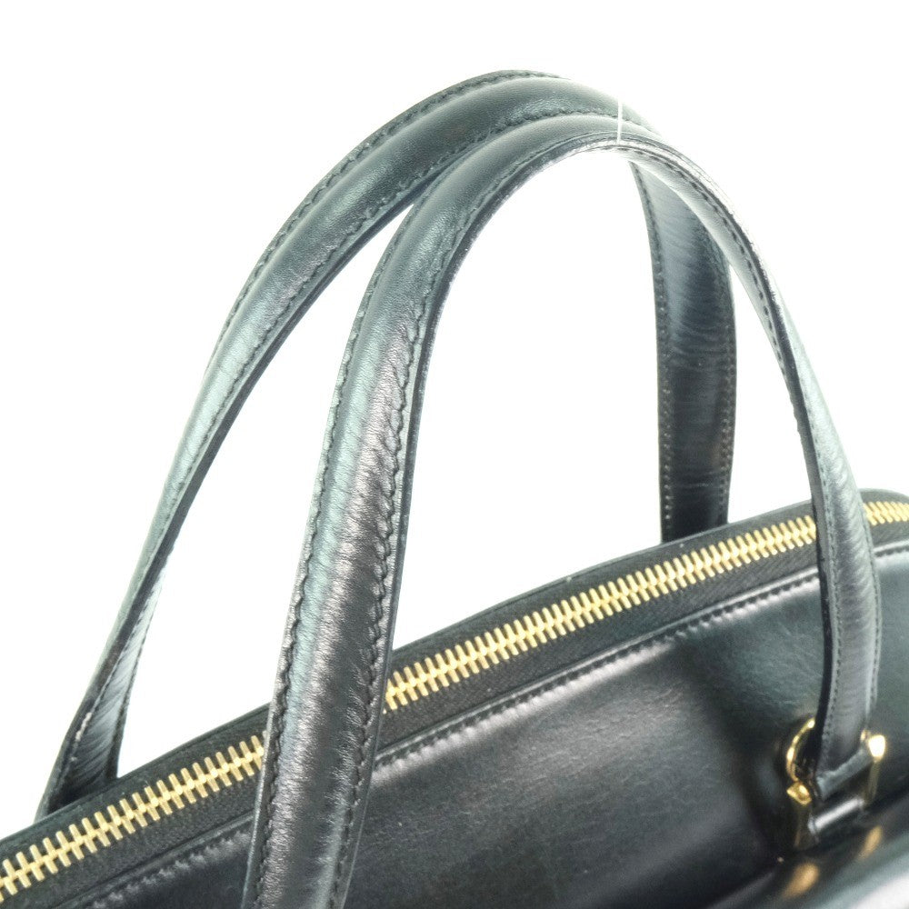 Salvatore Ferragamo Vintage Top handle handbag Calfskin, BLACK, LEATHER, Handbag