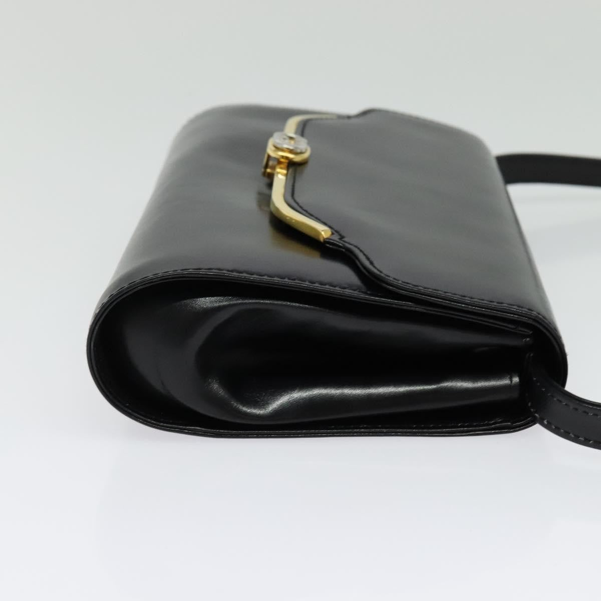 Gucci Vintage Shoulder Bag Leather, BLACK, LEATHER, Shoulder bag