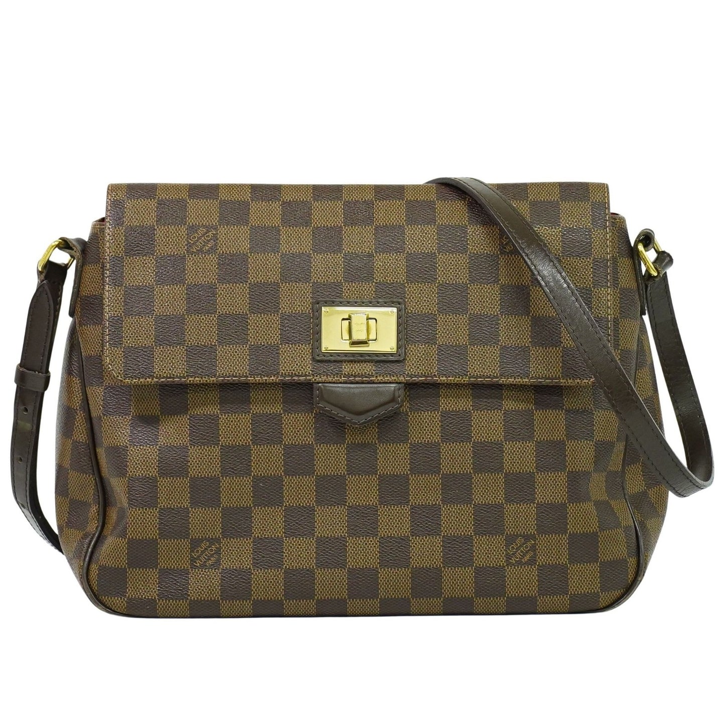 Louis Vuitton Besace Rosebery Handbag Damier, BROWN, CANVAS, Shoulder bag