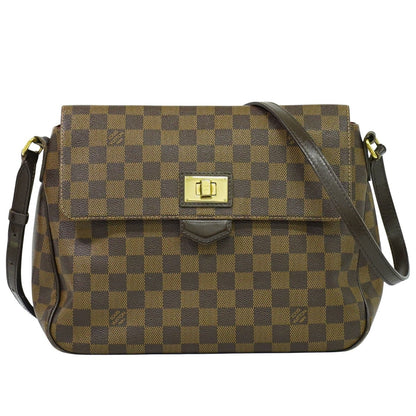 Louis Vuitton Besace Rosebery Handbag Damier, BROWN, CANVAS, Shoulder bag