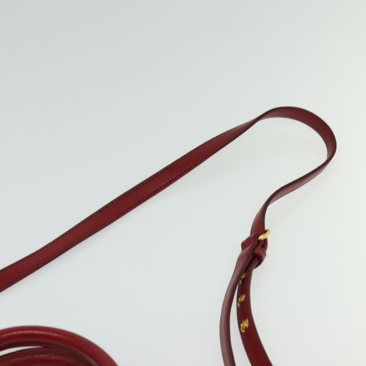 Miu Miu Madras Convertible Lock Tote Leather, RED, LEATHER, Handbag