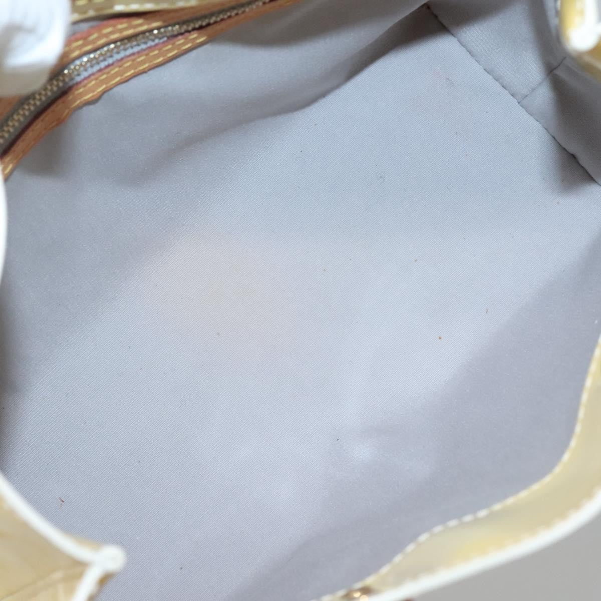 Louis Vuitton Reade Handbag Monogram Vernis, ECRU, PATENT_LEATHER, Handbag