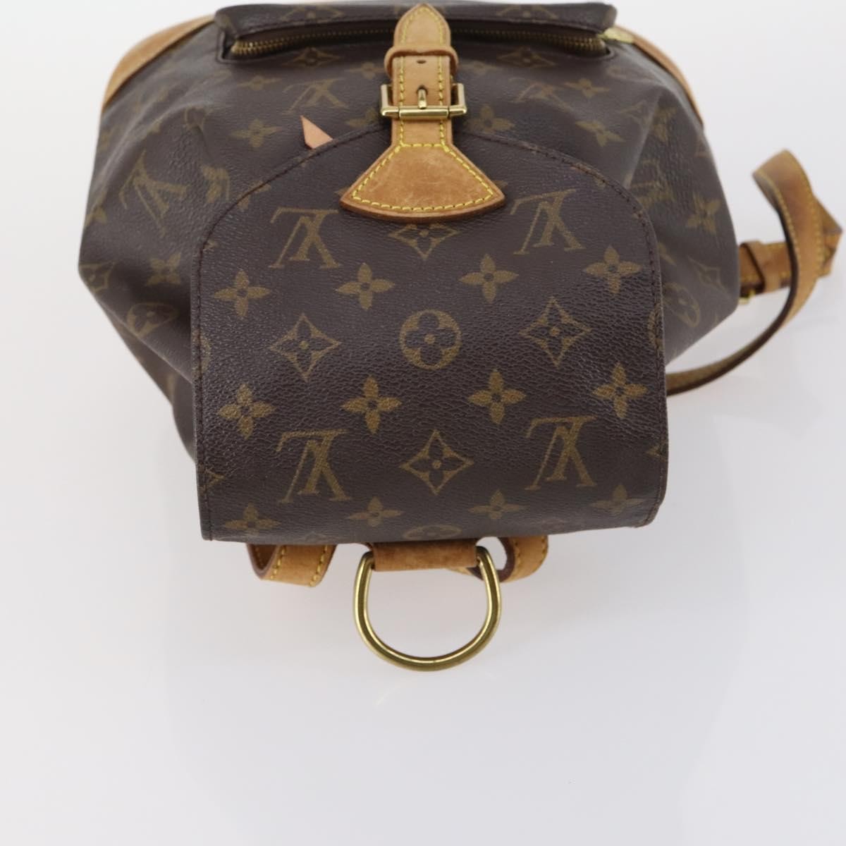 Louis Vuitton Vintage Montsouris Backpack Monogram Canvas, BROWN, CANVAS, Backpack
