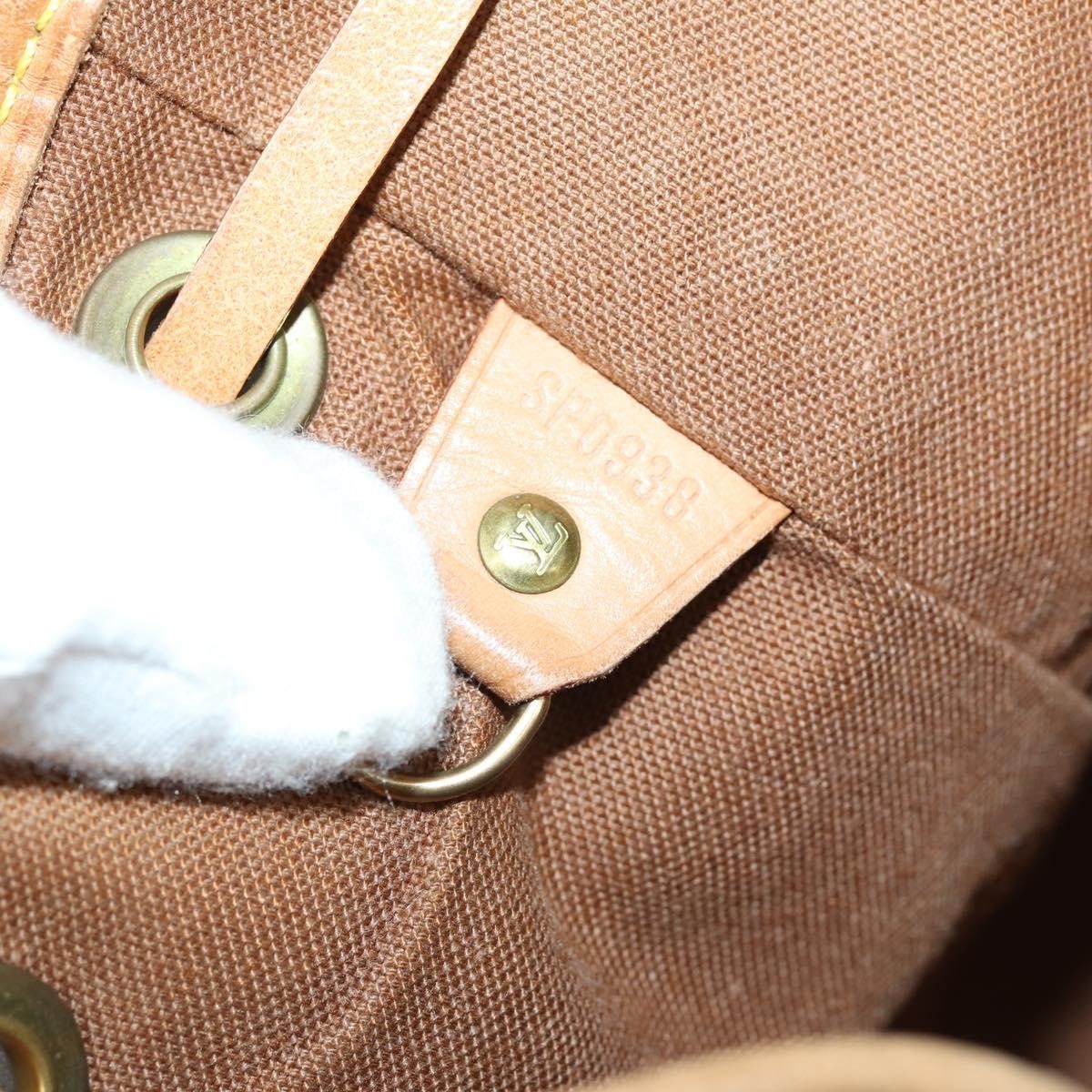 Louis Vuitton Vintage Montsouris Backpack Monogram Canvas, BROWN, CANVAS, Backpack