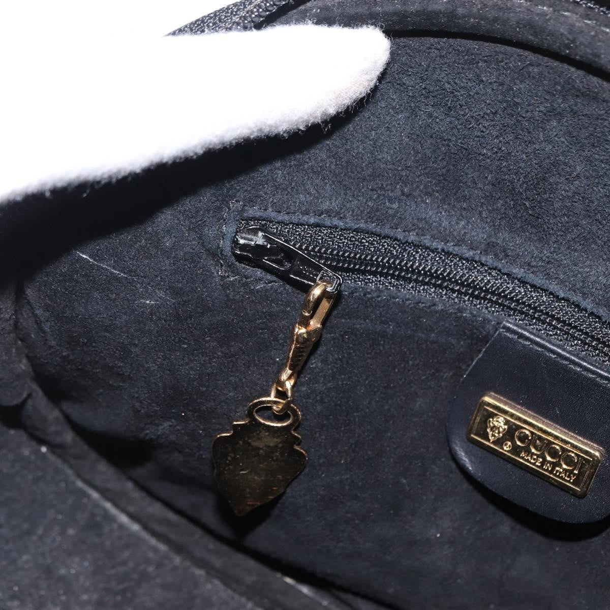 Gucci Vintage Shoulder Bag Leather, BLACK, LEATHER, Shoulder bag