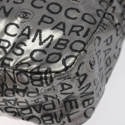 Chanel Unlimited Shoulder Bag Nylon, SILVER, NYLON, Shoulder bag