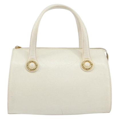 Valentino Garavani Vintage Handbag Leather, WHITE, LEATHER, Handbag