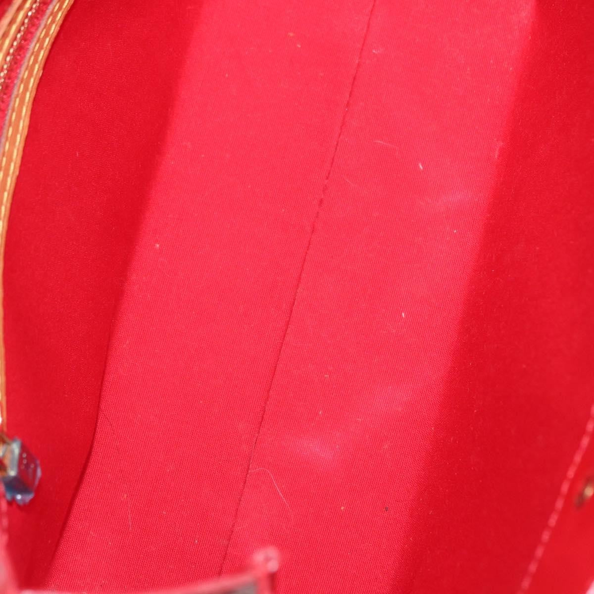 Louis Vuitton Reade Handbag Monogram Vernis, RED, PATENT_LEATHER, Handbag