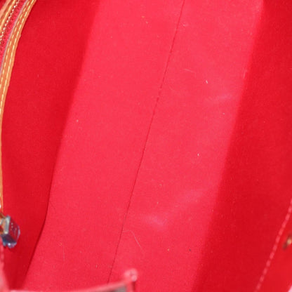 Louis Vuitton Reade Handbag Monogram Vernis, RED, PATENT_LEATHER, Handbag