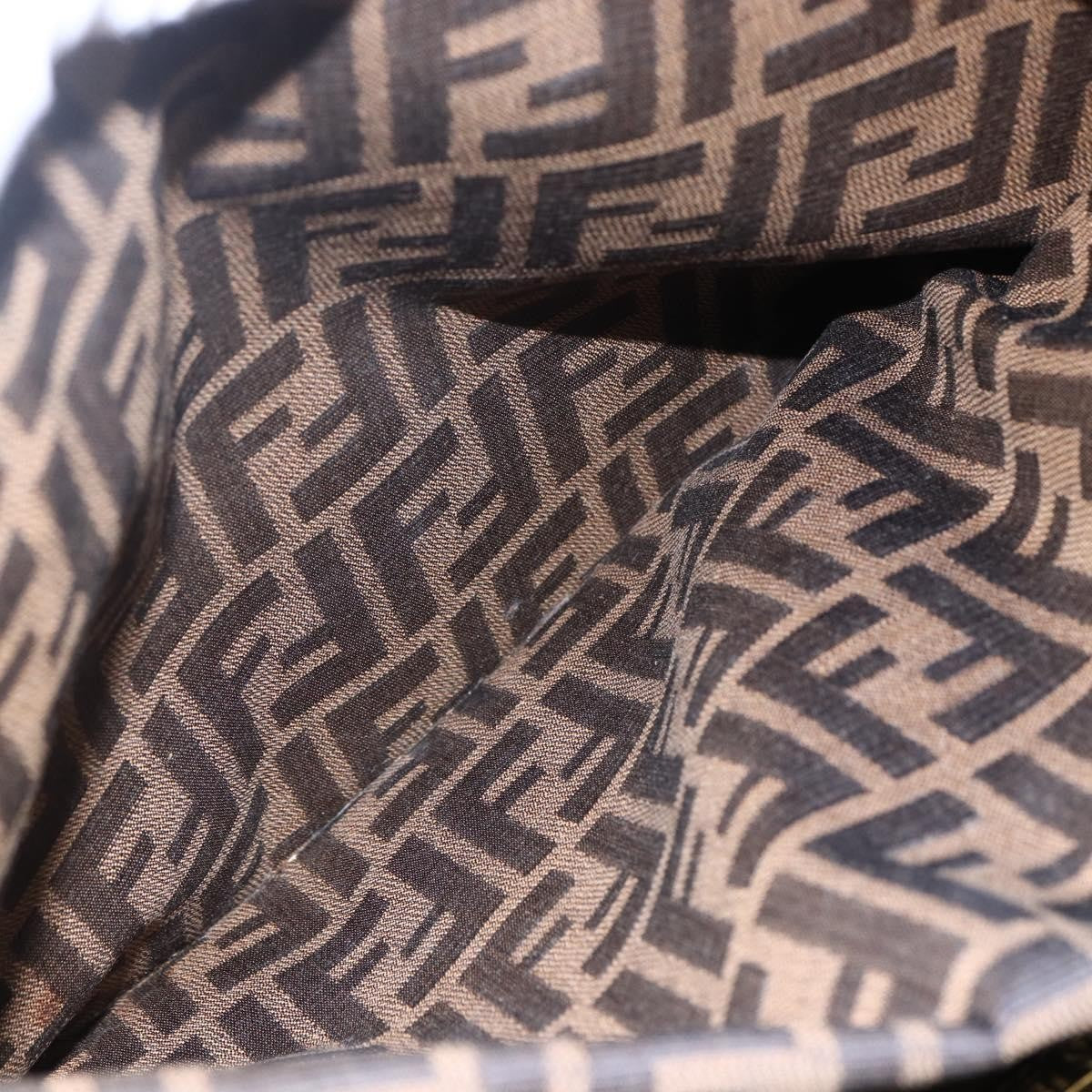 Fendi Vintage Convertible Satchel Zucca Canvas, BROWN, CANVAS, Handbag