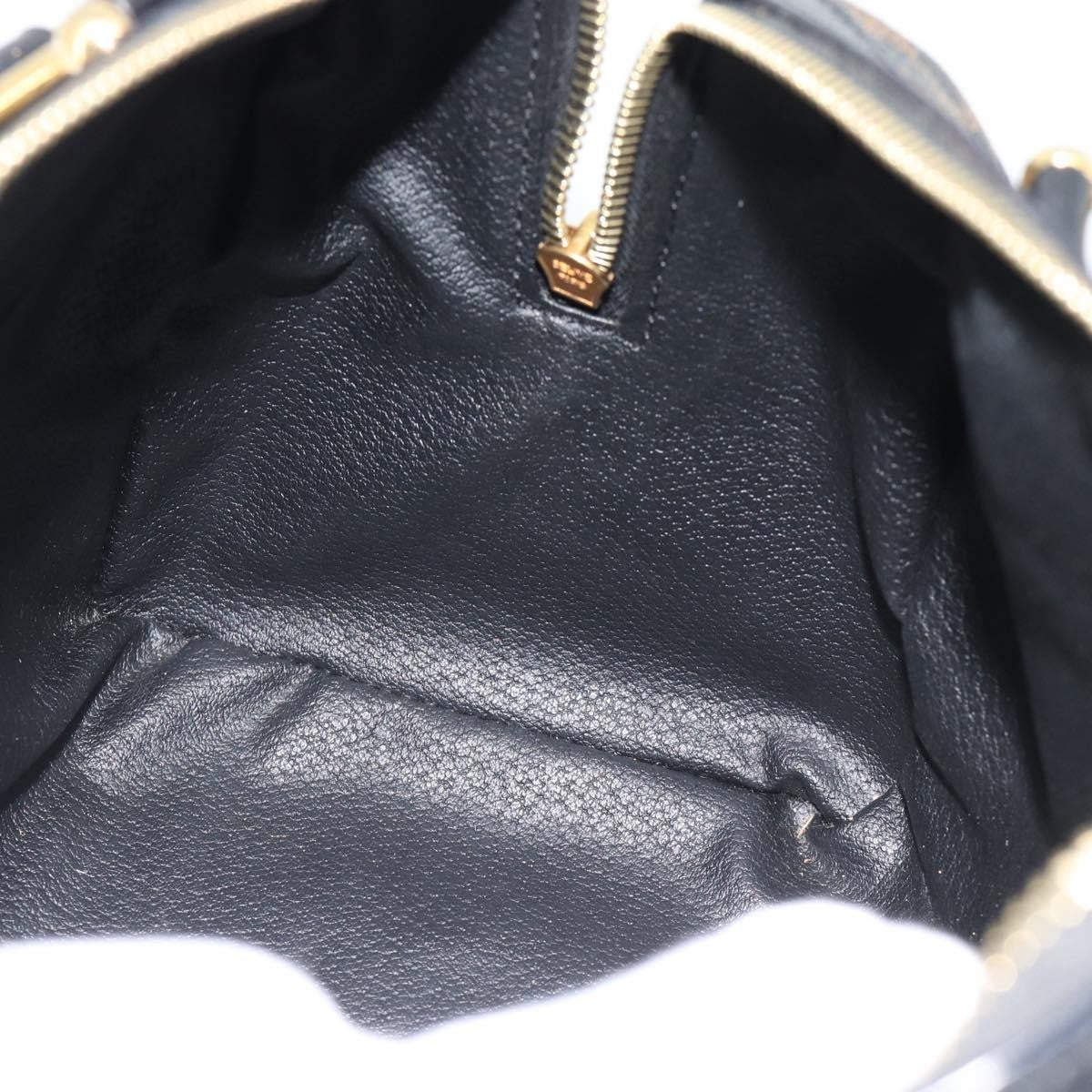 Celine Macadam Handbag Macadam with leather, Black, Canvas, Handbag