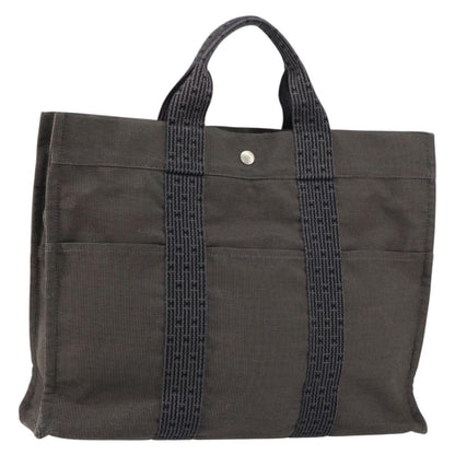 Hermes Fourre-tout Herline Fourre-tout Herline, GRAY, CANVAS, Tote bag