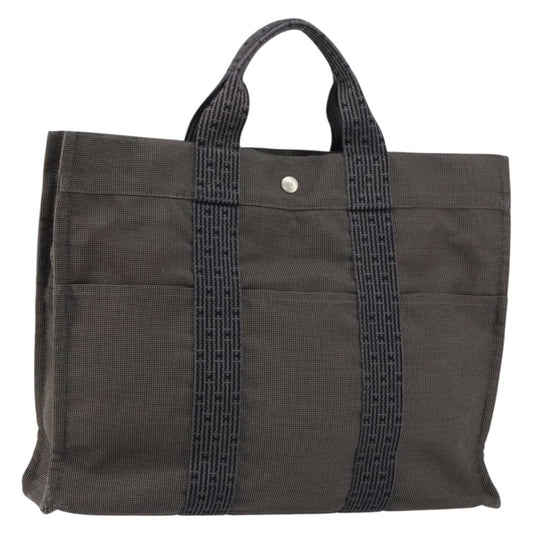 Hermes Fourre-tout Herline Fourre-tout Herline, GRAY, CANVAS, Tote bag