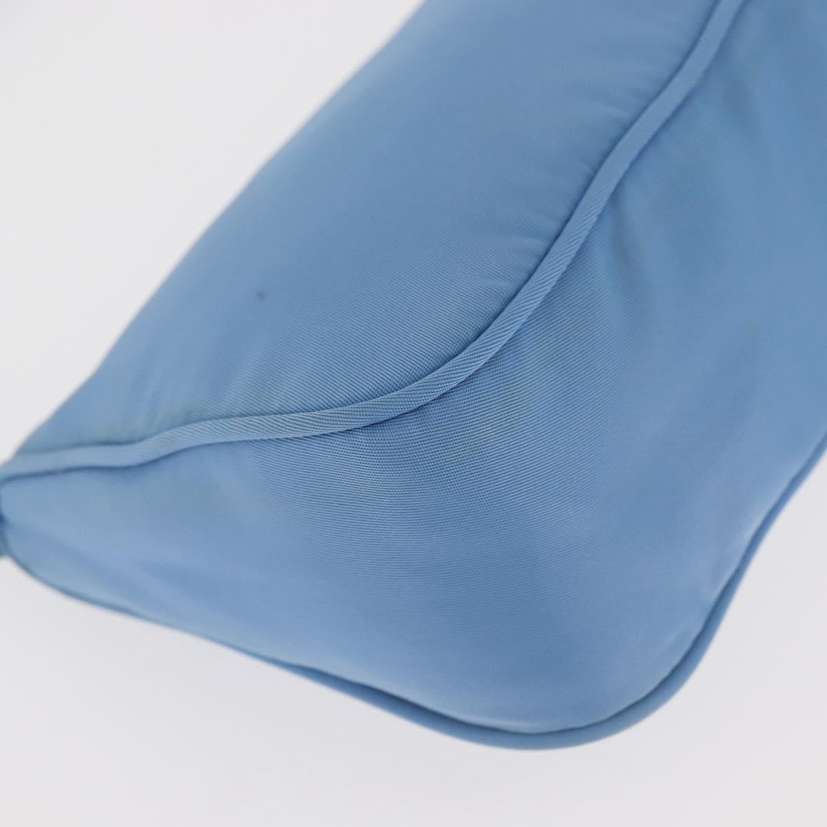 Prada Pochette Shoulder Bag Tessuto, BLUE, NYLON, Clutche & pouche